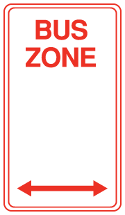 Bus zone