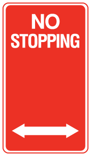 No stopping