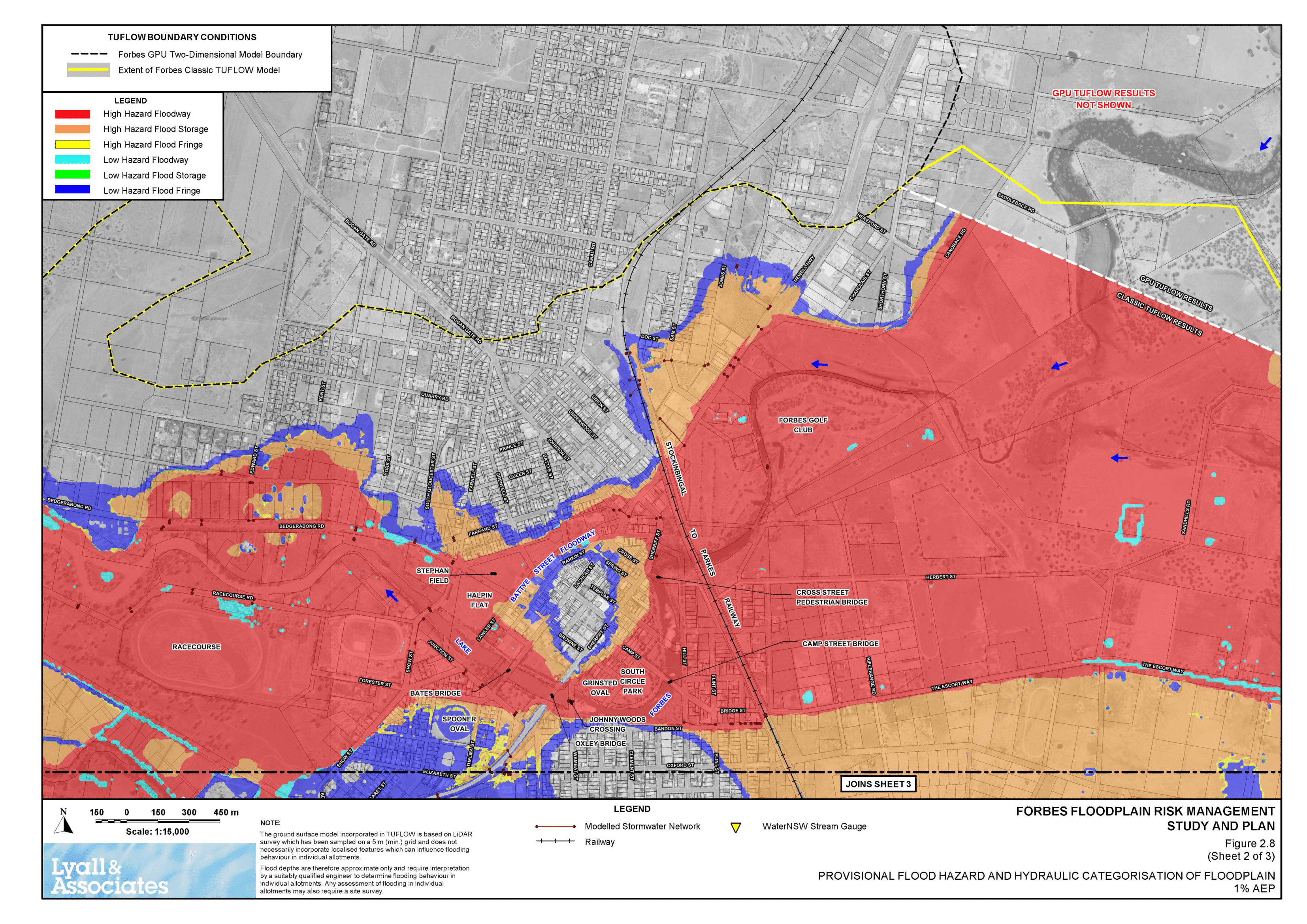 Figure 2.8 (3 Sheets) - Flood Hazard and Categorisation of Floodplain - 2