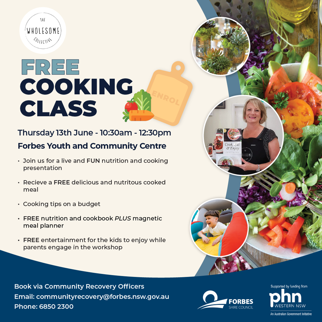Free Cooking and Nutrition Workshop